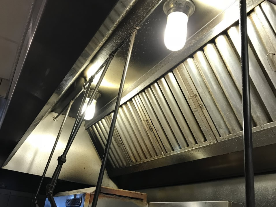 dirty restaurant hood